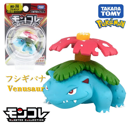 Original TAKARA TOMY Pokemon Figure Toys Mimikyu Maushold Lapras Charizard Umbreon Sylveon Vaporeon Model Dolls Birthday Gifts