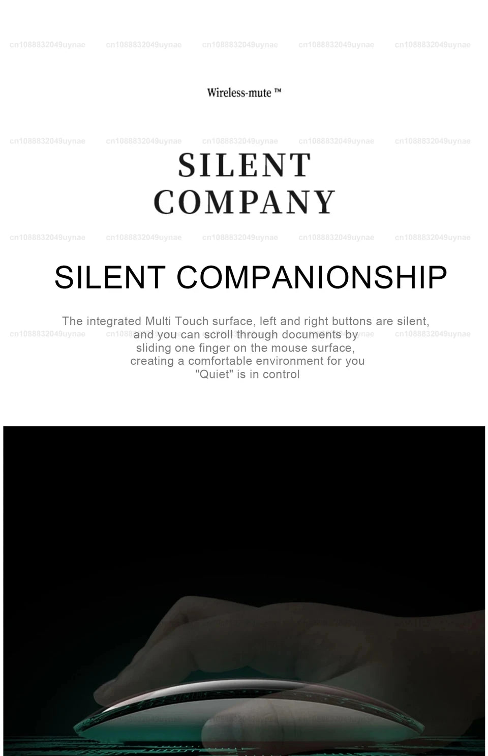 Apple Magic Wireless Bluetooth Mouse (Multi-Touch)