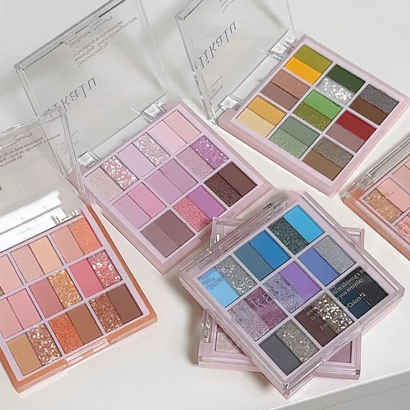 18 Color Pearl Matte Palette