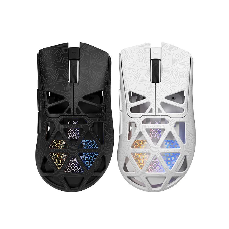 Furycube G11 1K Wireless Mouse Game Bluetooth The Third Mock Examination Paw3311 Lightweight Hollow Out Design Rgb Mouse Gift