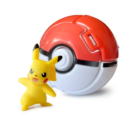 25 Styles Pokeball Figure Anime Figure Pokemon Elf Ball Toy Action Model Pikachu Mewtwo Charmander Kids Birthday Gifts Toys