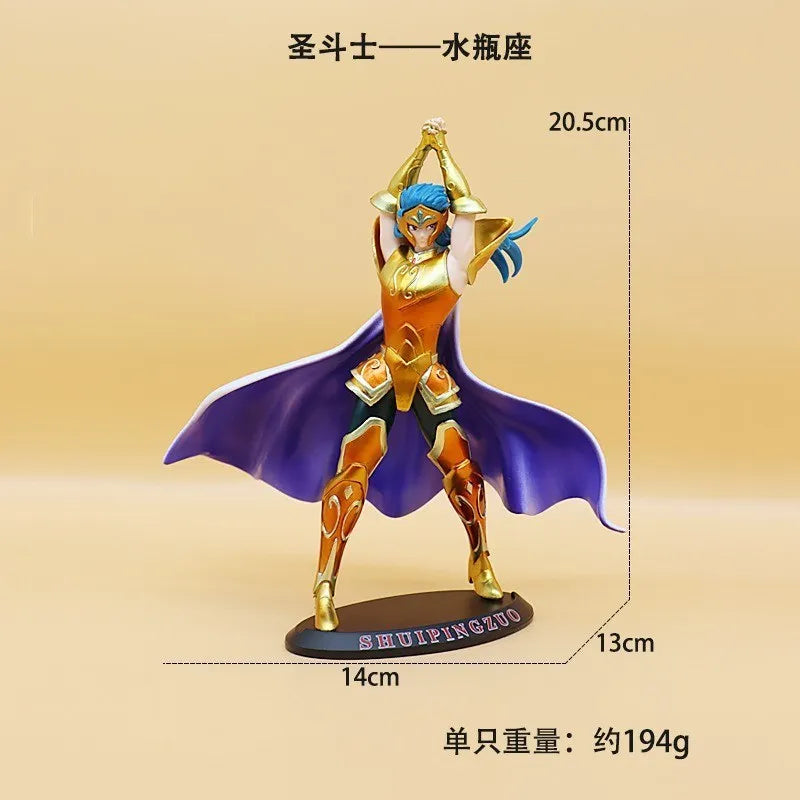 19cm Anime Dark Saint Seiya Figure Phoenix Ikki Hyoga Seiya Shiryu Action Figures Box Figure Collection Decoration Toys Hobbies