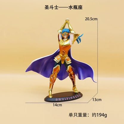 19cm Anime Dark Saint Seiya Figure Phoenix Ikki Hyoga Seiya Shiryu Action Figures Box Figure Collection Decoration Toys Hobbies