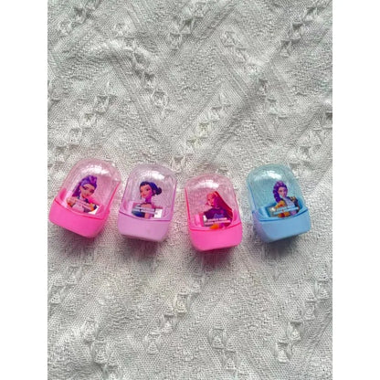 Cartoon Anime Girl Pencil Sharpener, Compact Lightweight Student Stationery School Supplies for Kids Gift