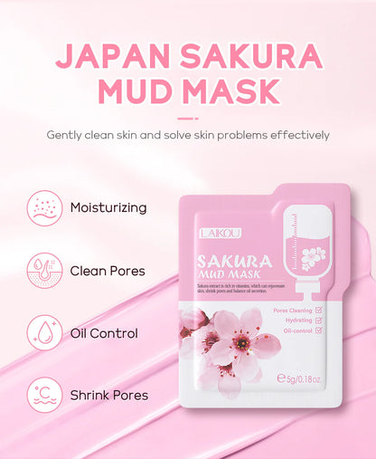 LAIKOU Sleeping Face Mask Set: 5pcs Night Repair & Deep Hydration Combo
