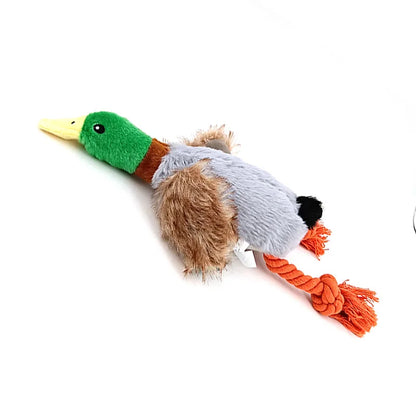 Plush Duck Squeaky Dog Chew Toy