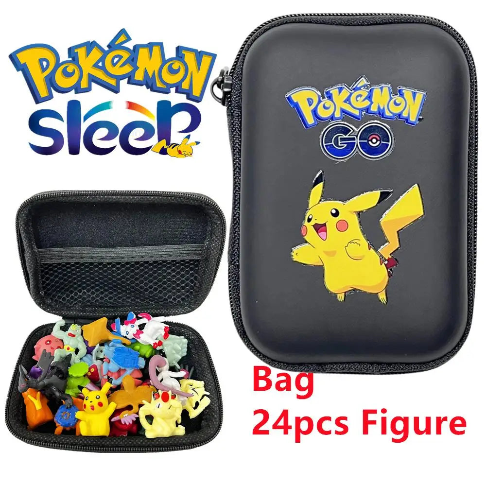 24pcs/Bag Set 2-3cm Pokemon Bag Figures Toy Bulk Anime Mini Doll Figurine Small Pocket Monster Birthday Gift Toys