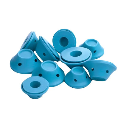 10/20pcs Soft Rubber Hair Curlers Silicone Heatless Hair Rollers Clips No Hurt Hair Rollers Hairdressing DIY Hair Styling Tools