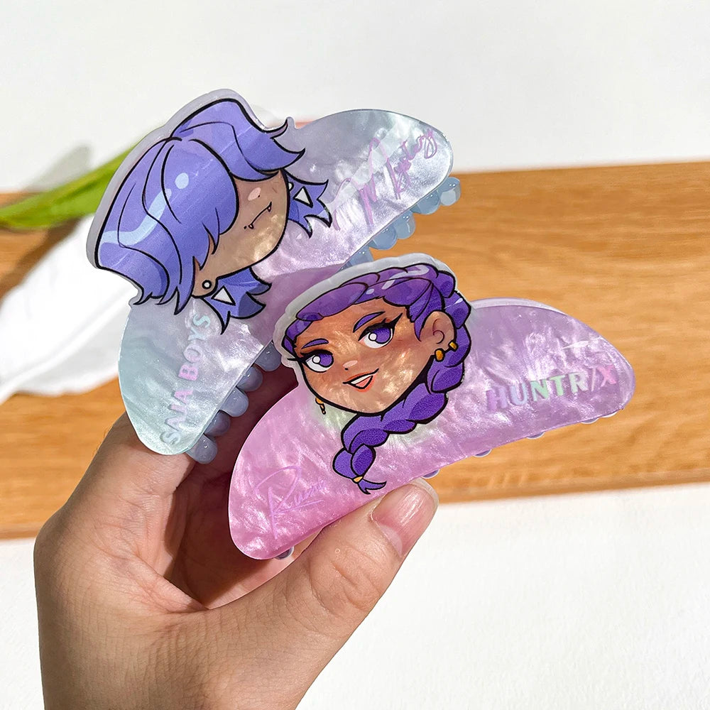 1PC/7PCS Cute girl group hair claw, multi-functional hair accessory hair claw