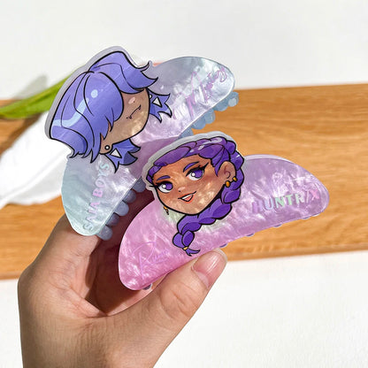 1PC/7PCS Cute girl group hair claw, multi-functional hair accessory hair claw