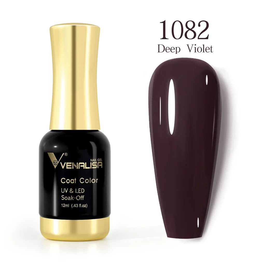VENALISA Nail Gel Varnish TPO FREE Soak Off UV LED Organic Odorless Enamels Nail Art Colors 12ml 120Colors UV Gel Nail Polish