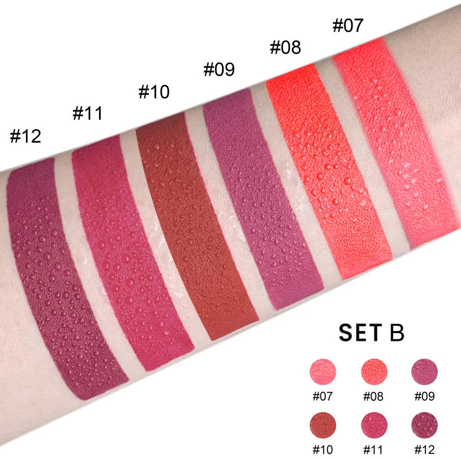 12-Shade Nude Lipstick Kit.