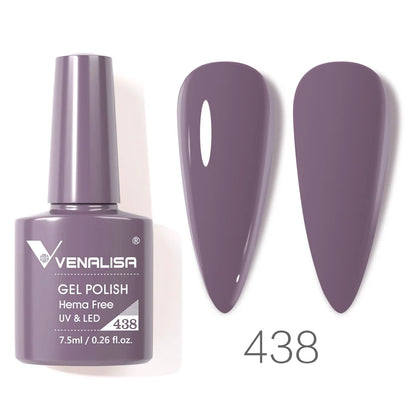 Venalisa VIP4 Nail Gel Polish HEMA/TPO FREE Full Coverage Beautiful Semi Permanent Soak Off UV LED Gel Nail Polish Gel Lacquer
