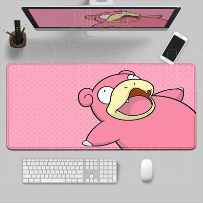 HD 900x400 Rubber Large PC Mousepad Gaming Mouse Pad Accessories Pikachu Slowpoke XXL Desk Keyboard Mat Computer Laptop Mausepad