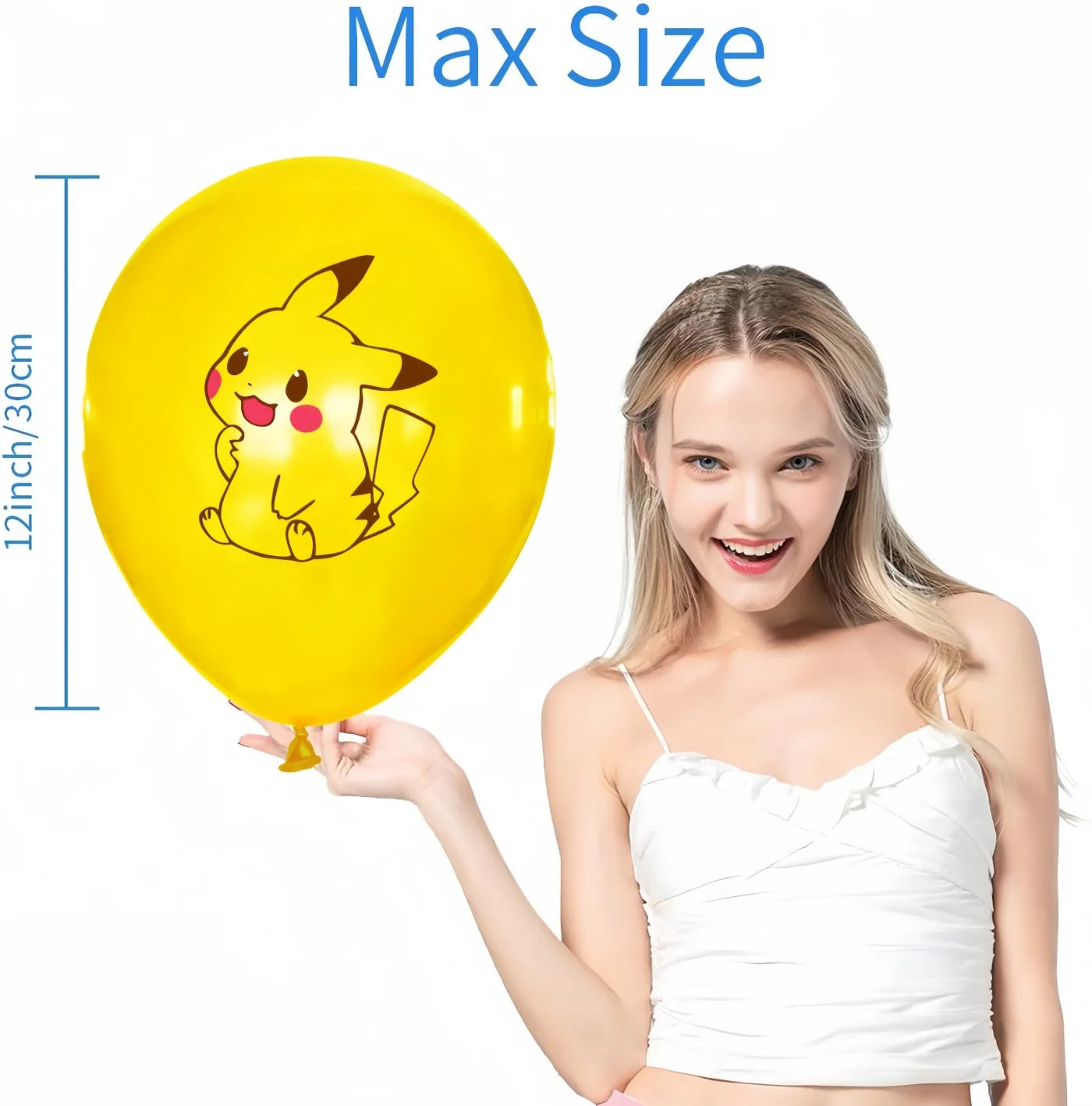 Pokemon Latex Balloons Birthday Party Decor Cartoon Pikachu Balloon Poke Ball Balloons Baby Shower Kids Favor For Party Supplies
