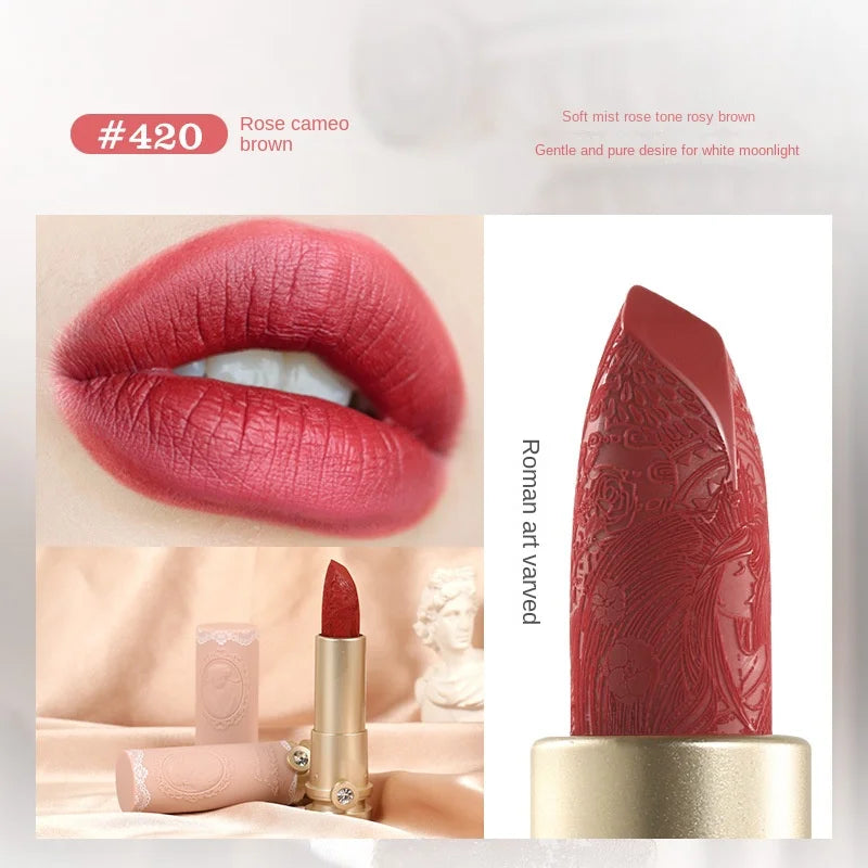 Embossed Matte Lipstick.
