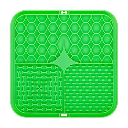 Silicone Pet Licking Pad: Anti-Anxiety Slow Feeder & Bath Time Distraction Mat