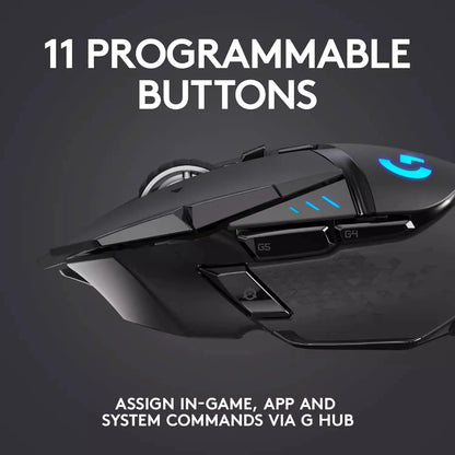 Logitech G502/G502HERO/PRO X SUPERLIGHT/PRO X SUPERLIGHT 2SE RGB gaming mouse, dazzling lights, ergonomics, lightweight design