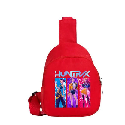 New Children Chest Bag Anime Cartoon Alphabet Fashionable Shoulder Diagonal Straddle Bag Girl Boy Cartoon Casual Chest Bags