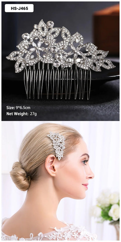 Crystal Bridal Hair Comb.