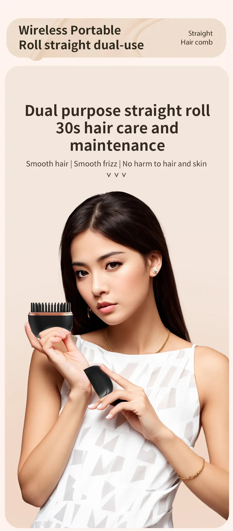 Cordless Mini Hair Brush.