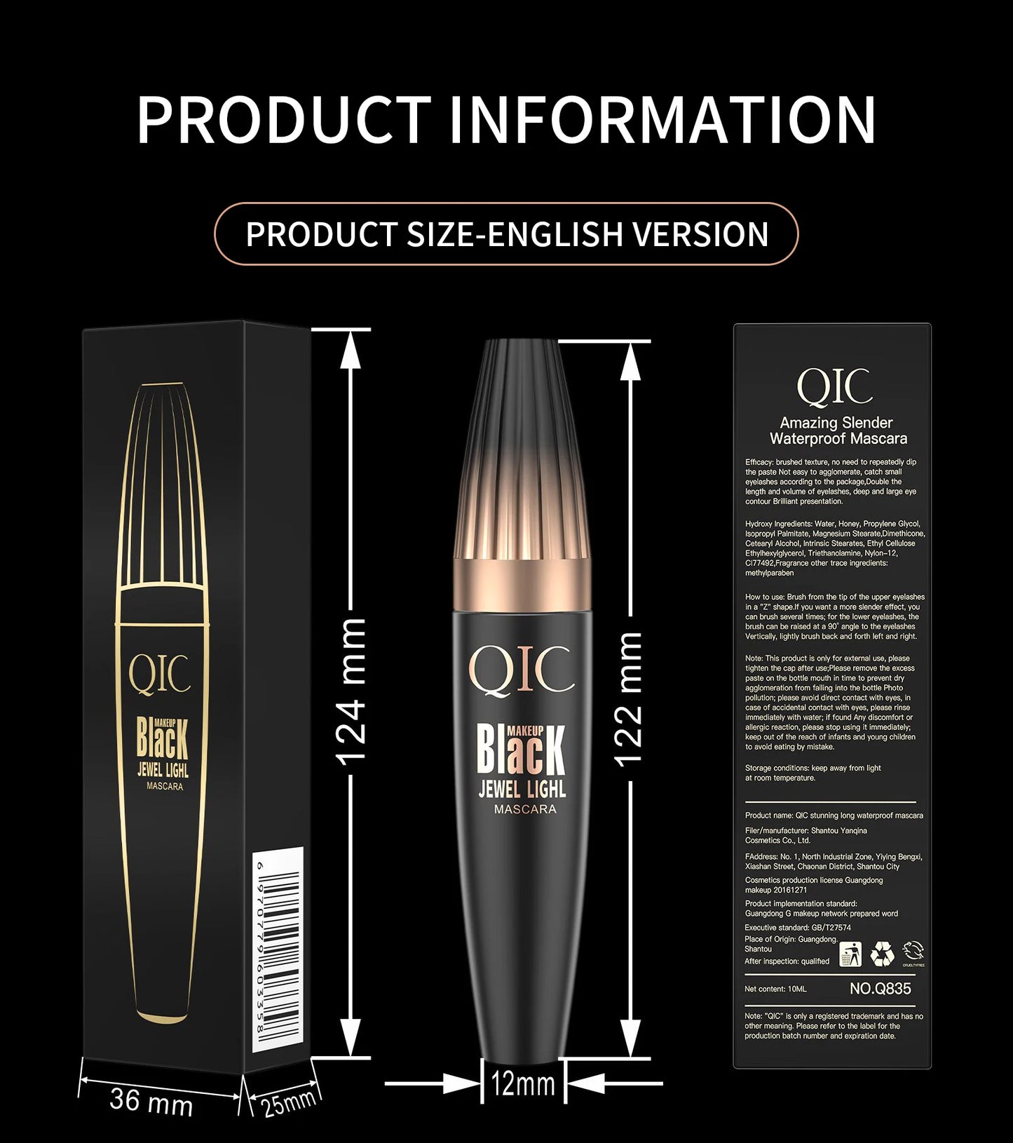 4D Extra Volume Mascara.