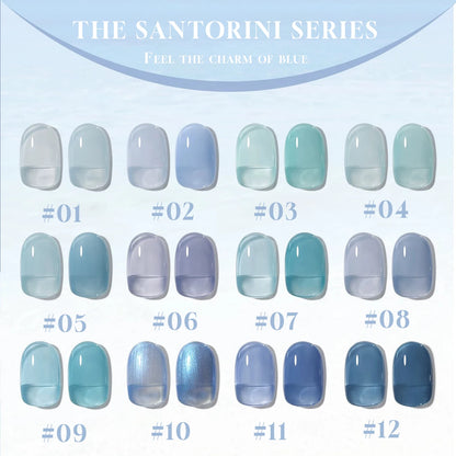 MIANEL 12ML Blue Nails Candy Party Nude Gel Nail Polish 2026 New Mint Green Dopamine Macaron Color Nail Polish Nail Art 1-12pcs
