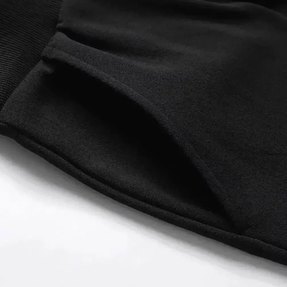 Pokemon Print New Streetwear 2026 Mens High Waist Cotton Pants Wide Leg Trousers Loose Fit Casual Breathable Sweatpants