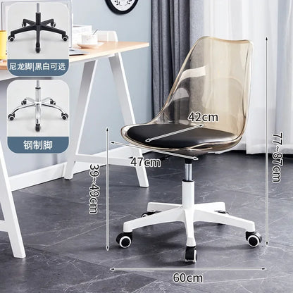 Transparent Swivel Office Chair