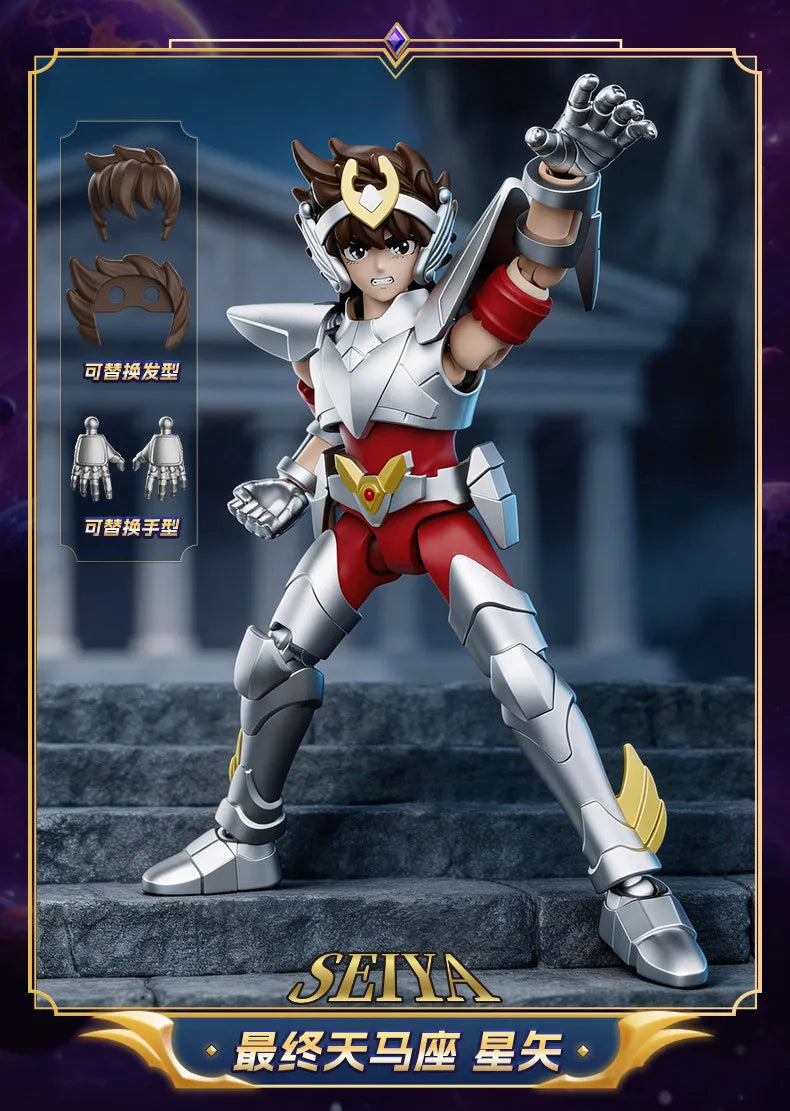 In Stock Saint Seiya GALAXY VERSION 04 Virgo Gemini Pisces SAGA Shaka Pegasus Phoenix Ikki Assembled Model Toys Gold Saint 01/02