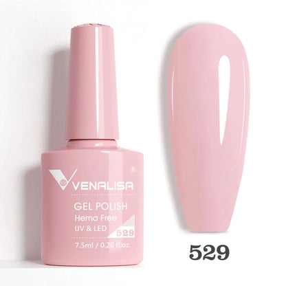 Venalisa VIP5 Nail Gel Polish HEMA/TPO FREE Full Coverage Beautiful Semi Permanent Soak Off UV LED Gel Nail Polish Gel Lacquer