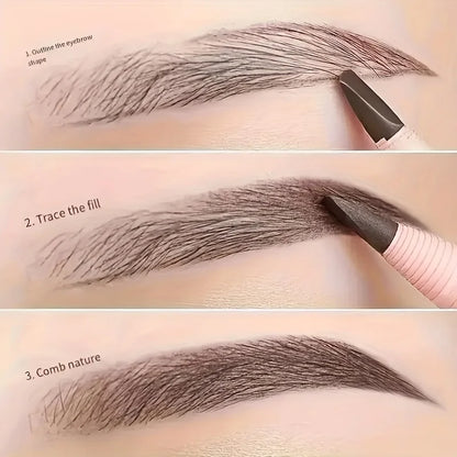Professional Peel-Off Eyebrow Pencil: Waterproof Long-Lasting Pull-Line Enhancer
