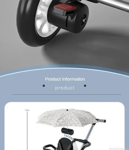 Lightweight Double Stroller with Canopy for Infants & Toddlers Travel Twin Umbrella Stroller Compact Easy Fold Aluminum Frame