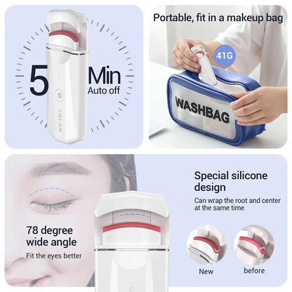 Electric Heated Eyelash Curler.