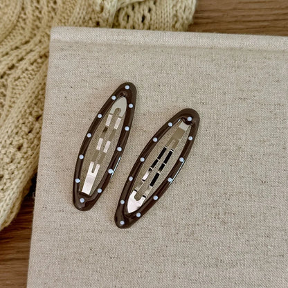 Simple Retro Hair Clips.