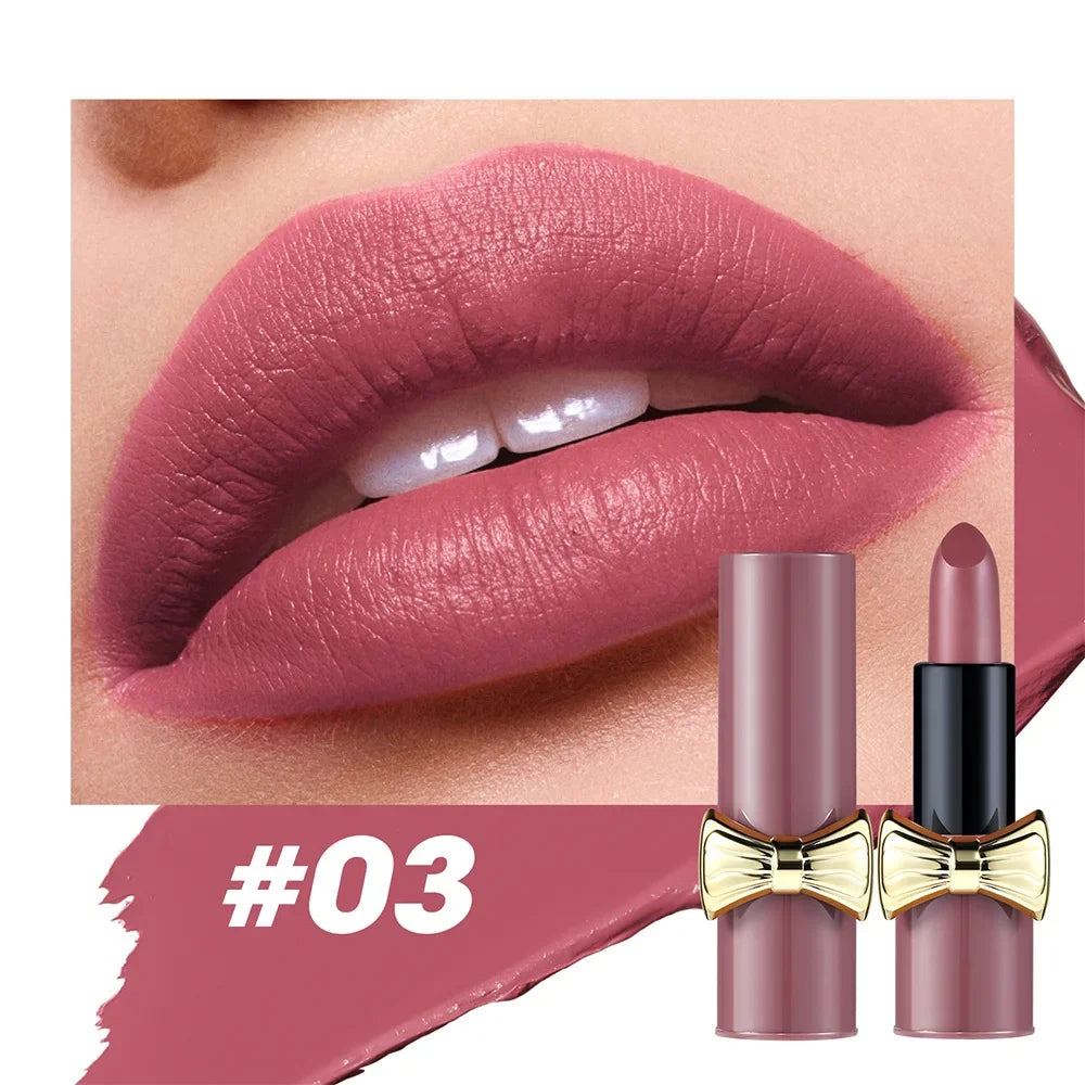 Bowknot Nude Matte Lipstick.