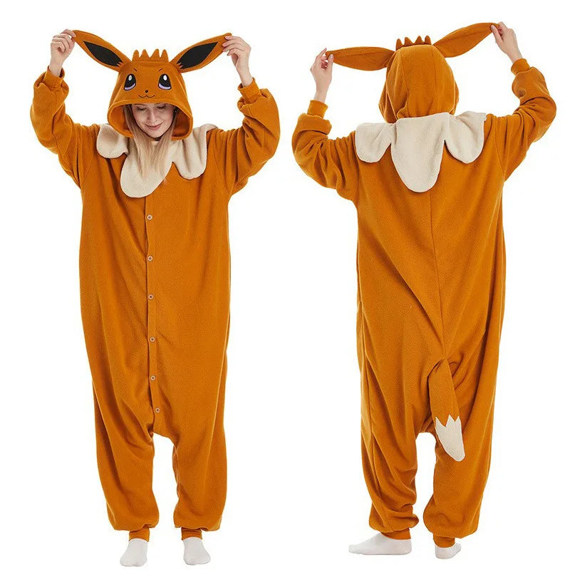 Pokemon Cosplay Costume Kigurumi Anime Onesie for Men And Women Gengar Funny Jumpsuit Halloween Christmas Party Outfit