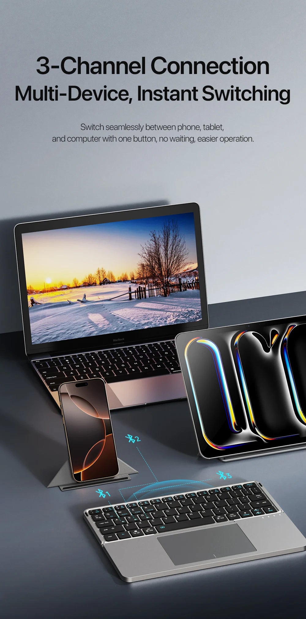 TouchFold Wireless Keyboard