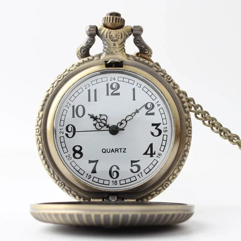 Anime Pikachu Go Pocket Watch for Children Birthday Gift Cartoon Peripherals Quartz Flap Pocket Watch Student Portable Watches