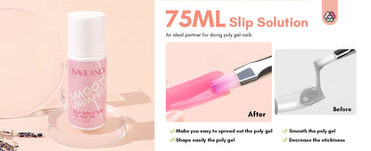Saviland 7 Colors All In One Poly Gel Kit with UV Light Nail Drill Slip Solution for Nail Extension Home Salon DIY