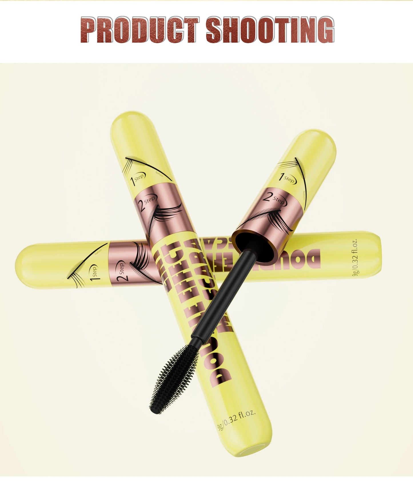 Brown Dual Brush Mascara.