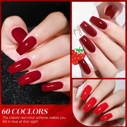 Nail Gel Polish Set DIY Nail Art 6pc Semi Permanent UV LED Gel Kit For Nails Decoration Manicure Soak Off Painting Vernis Design