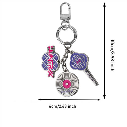 1PC Kpop Demon Hunters Officially Licensed 3D Figurine Bag Clip Anime Figure Keychain Collector Kering Backpack Decor Gift