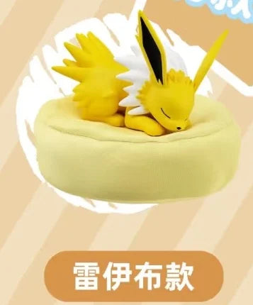 New In Stock Pokemon Eevee Sleeping Position Series Blind Box Sylveon Umbreon Flareon Jolteon Anime Desktop Decoration Model Toy