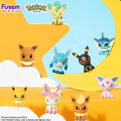 New in Stock Genuine Funism Pokémon Eevee Little Adventure Mini Figure Ornament  Animation Peripheral Gift