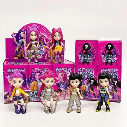 2026 Kpop Demon Hunters Action Figure Derpys Tiger Rumi Mira Zoey Sussy Figurine Children's Birthday Gift in Stock Fast Shipping