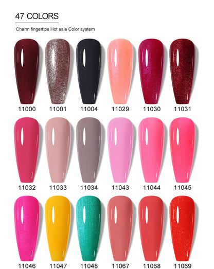 Clou Beaute 10/12/20/24pcs Gel Nail Polish Set Color 15ml White Glass Bottle Nail Art Kit Semi Permanent Gellack Nail Varnish