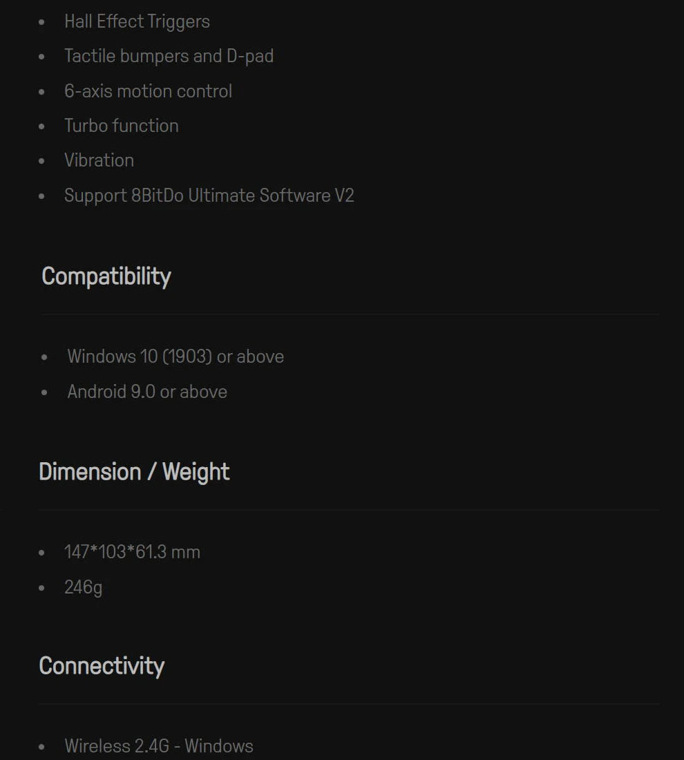 8BitDo Ultimate 2 Controller