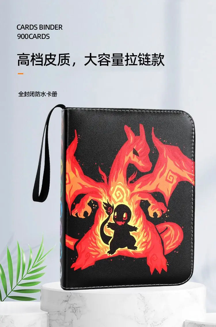 Pokemon Card Binder 400 Pocket Anim Card Holder Album Trading Card