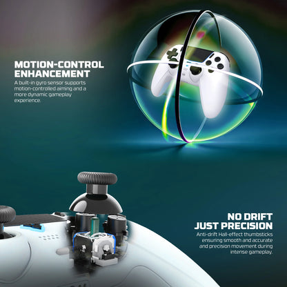 FANTECH NOVA II WGP16 Wireless Gamepad Gyro Sensor Hall Joystick and Effect Trigger for PS4 NS2 Wired Controller Gamer